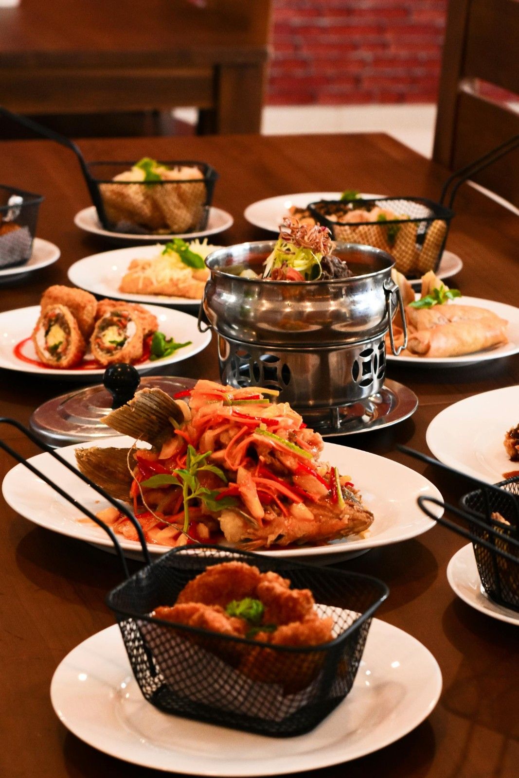 Verschiedene köstliche Gerichte